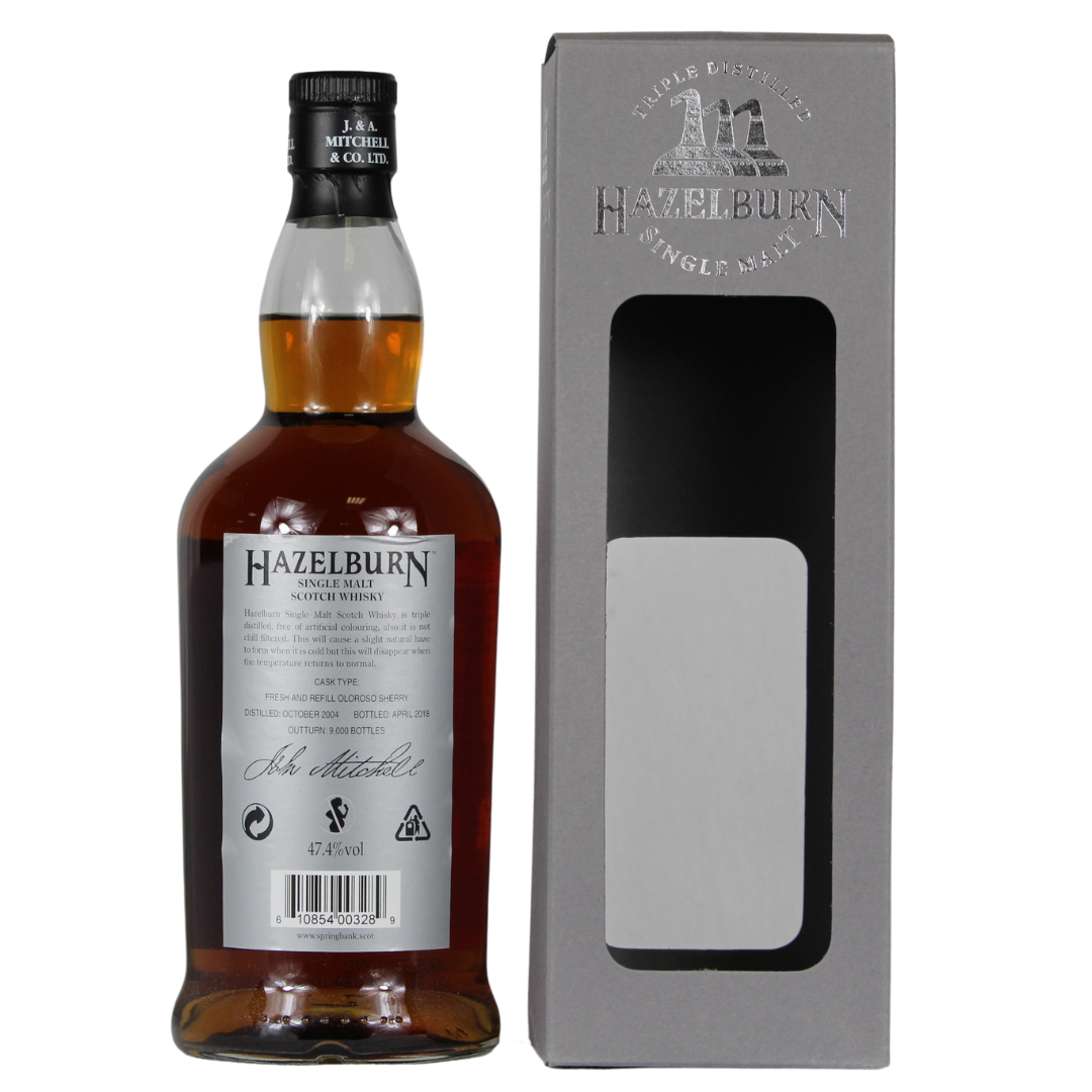 Hazelburn 13 Jahre Oloroso Cask Matured (Bottled 2018) 47,4% 0,7l
