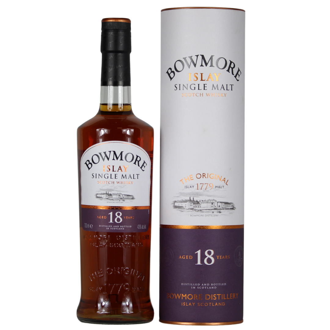Bowmore 18 (alte Abfüllung in Tube vor 2014) 43% 0,7l