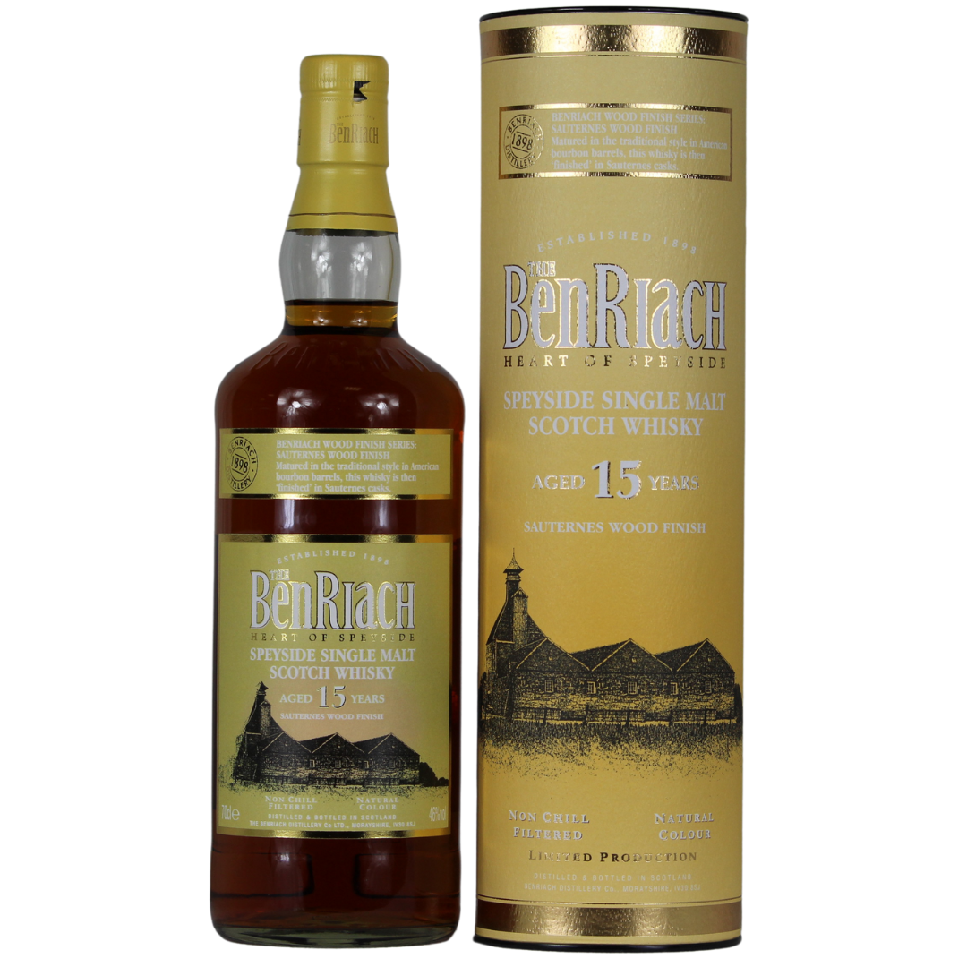 Benriach 15 Jahre Sauternes Cask Finish 46% 0,7l