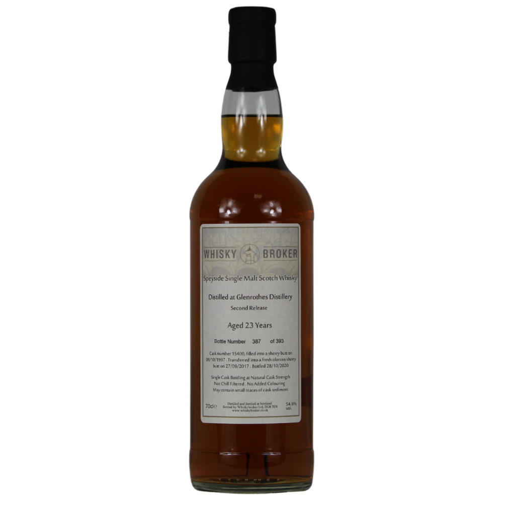 Glenrothes 23 Jahre 1997/2020 Whisky Broker 54,8% 0,7l