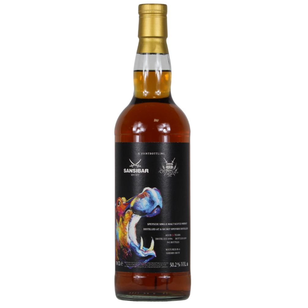 Secret Speyside 26 Jahre 1994/2020 Sansibar & Deinwhisky Joint Bottling 50,2% 0,7l