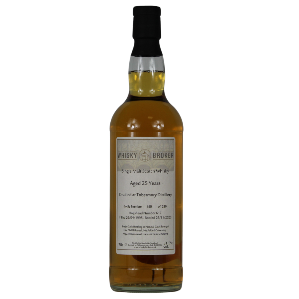 Tobermory 25 Jahre 1995/2020 Whisky Broker 51,5% 0,7l