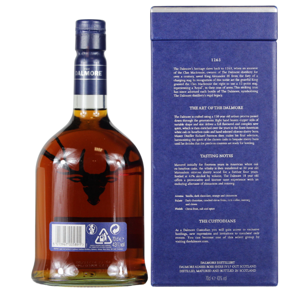 Dalmore 18 Jahre (2016) 43% 0,7l