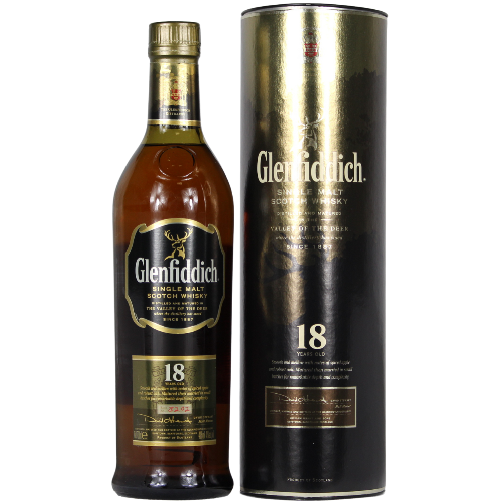 Glenfiddich 18 Jahre Batch Nr. 3202 40% 0,7l