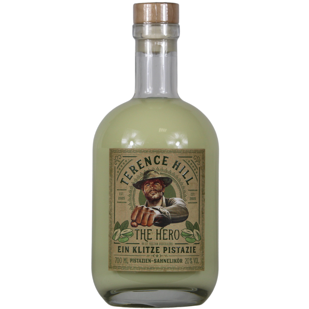 St.Kilian Terence Hill Likör The Hero Ein Klitze Pistazie 20% 0,7l