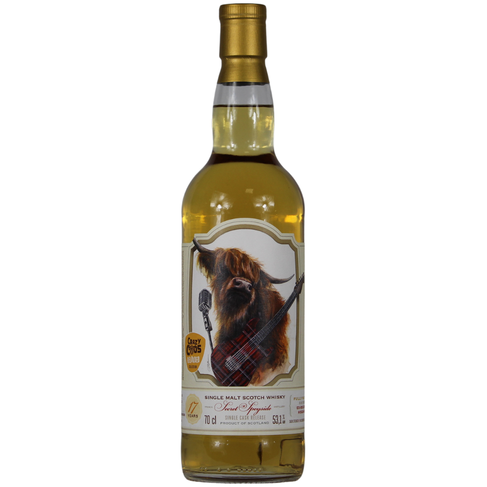 Secret Speyside M 17 Jahre Crazy Coos Reloaded - Bourbon Hogshead Caskhound 53,1% 0,7l