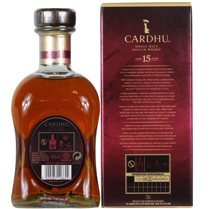 Cardhu 15 Jahre 40% 0,7l
