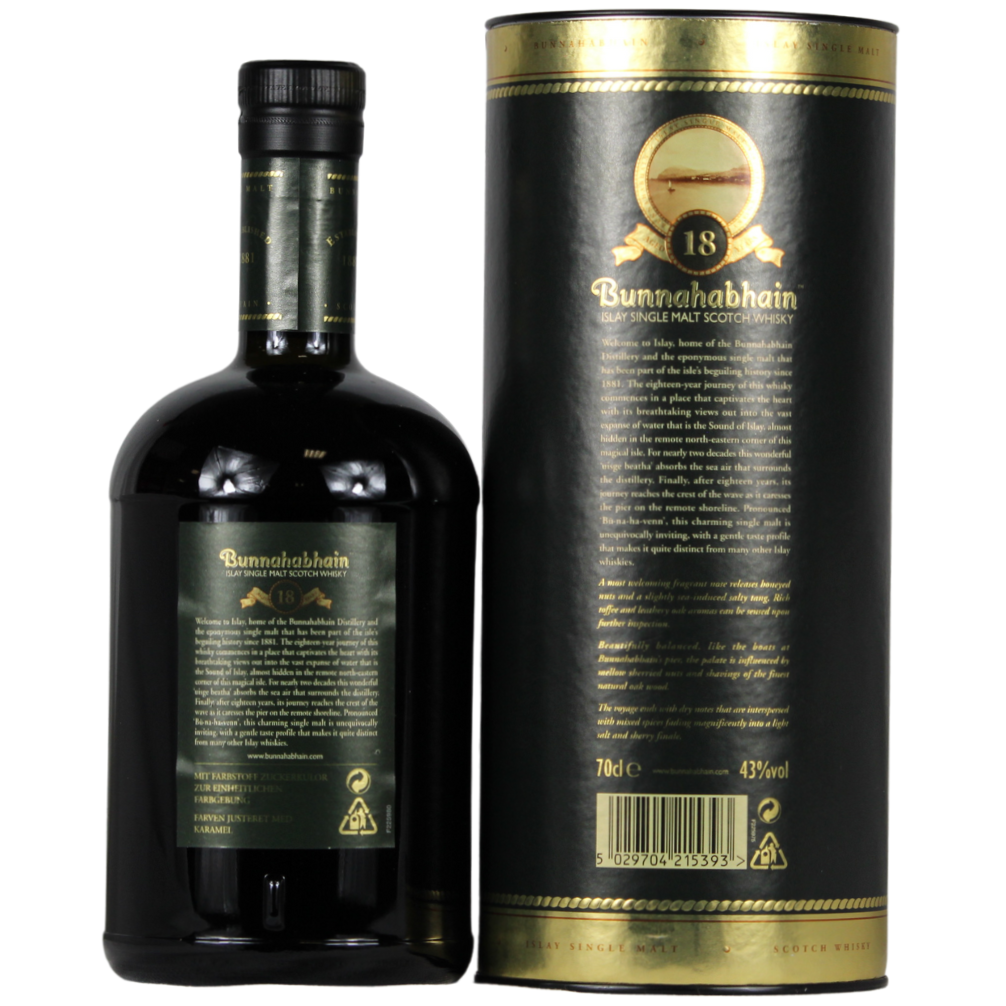 Bunnahabhain 18 Jahre (Bottled 2006) 43% 0,7l