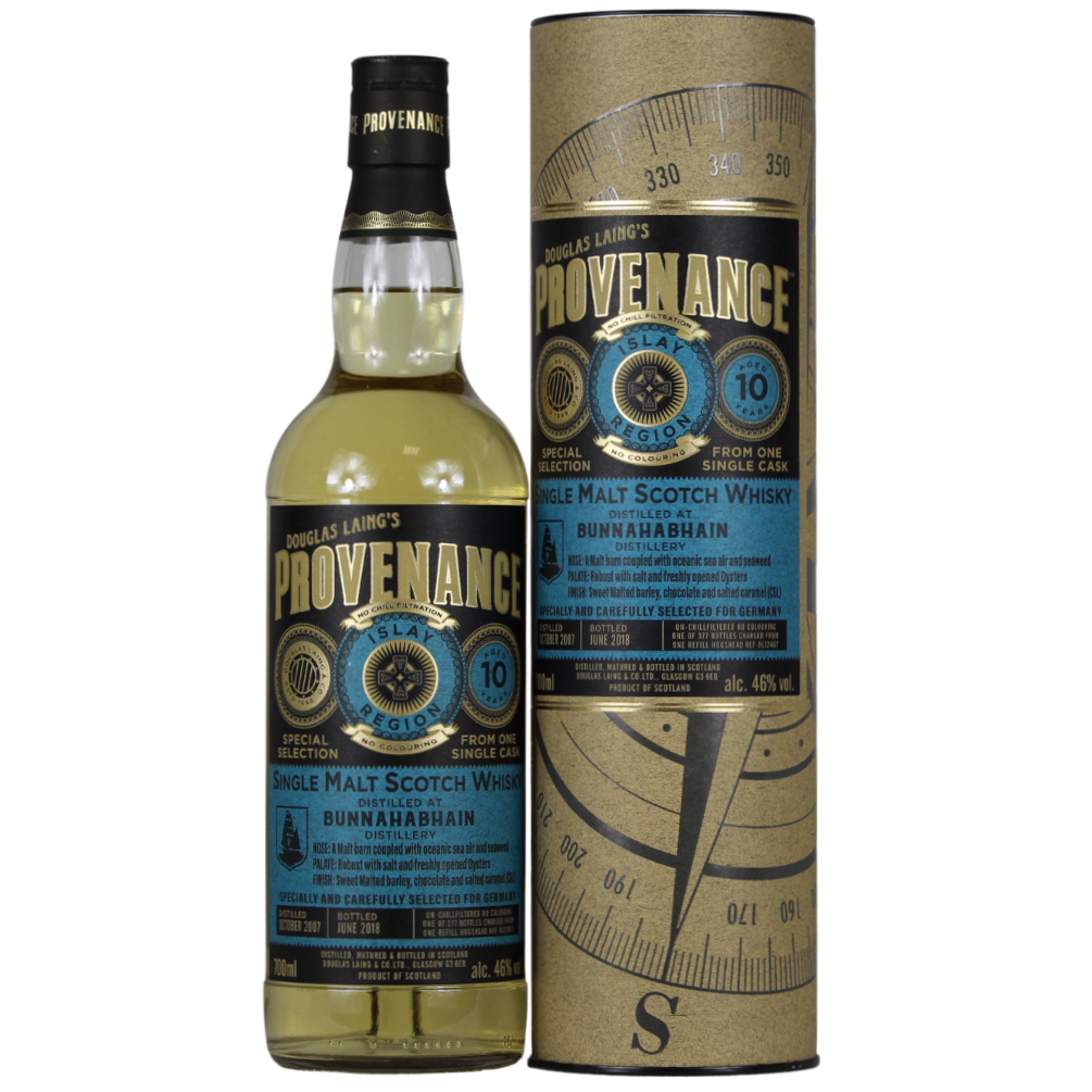 Bunnahabhain 10 Jahre Douglas Laing´s Provenance 46% 0,7l