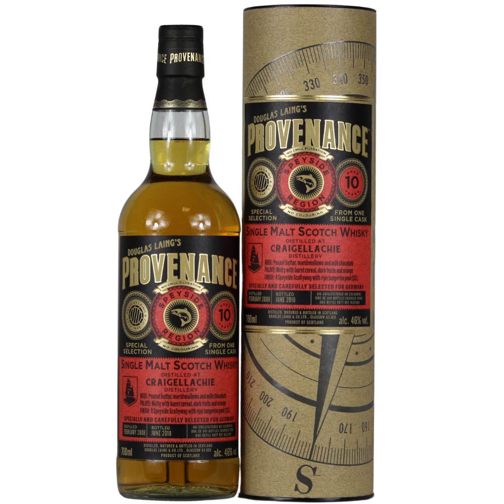 Craigellachie 10 Jahre Jahre Douglas Laing´s Provenance 46% 0,7l