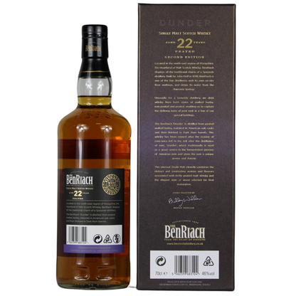 Benriach 22 Jahre Dark Rum Barrel Finish Second Edition 46% 0,7l