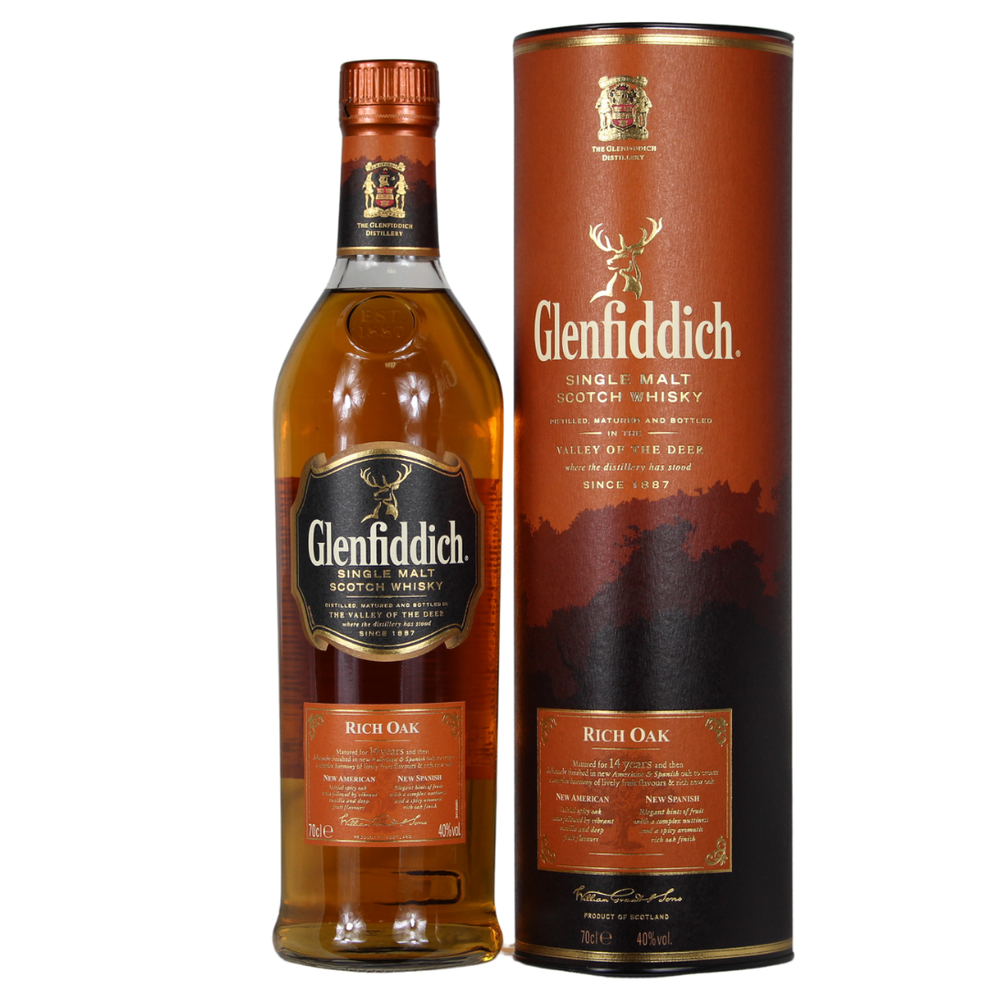 Glenfiddich 14 Jahre Rich Oak 40% 0,7l