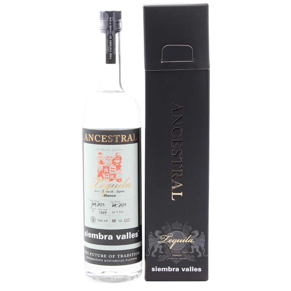Ancestral Tequila Blanco Siembra Valles 52% 0,7l