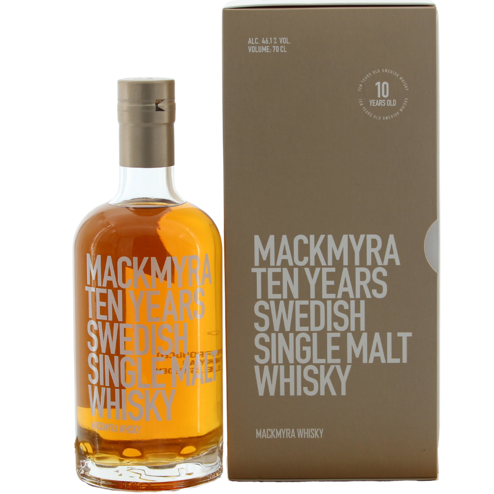 Mackmyra 10 Jahre Swedish Single Malt Whisky 46,1% 0,7l