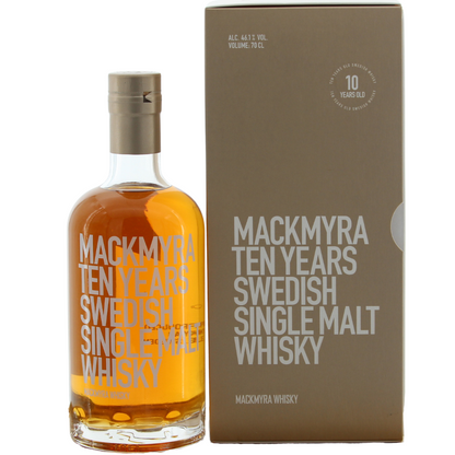 Mackmyra 10 Jahre Swedish Single Malt Whisky 46,1% 0,7l