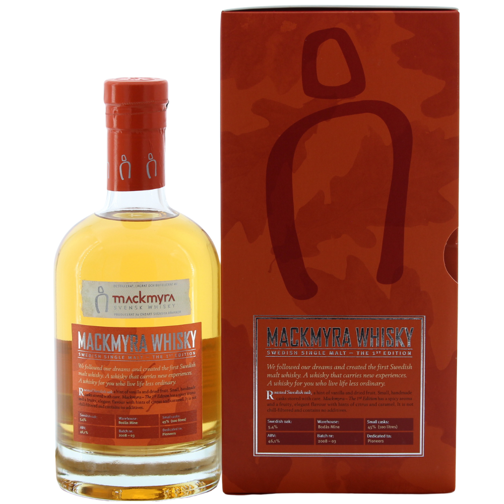 Mackmyra Swedish Single Malt The 1st Edition 46,1% 0,7l