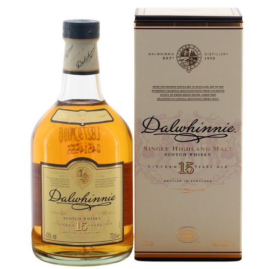 Dalwhinnie 15 Jahre (Abgefüllt 2018) 43% 0,7l