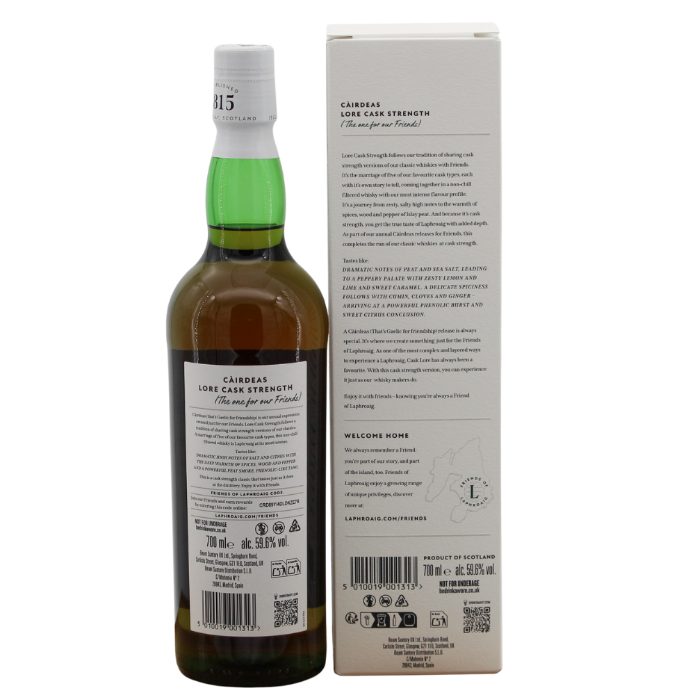 Laphroaig Cairdeas 2025 Lore Cask Strength 59,6% 0,7l
