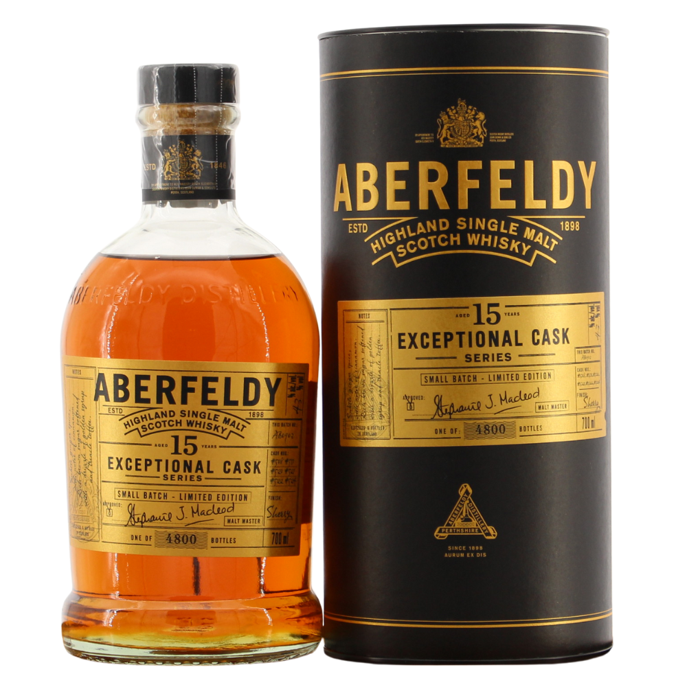 Aberfeldy 15 Jahre Exceptional Cask Series 43% 0,7l