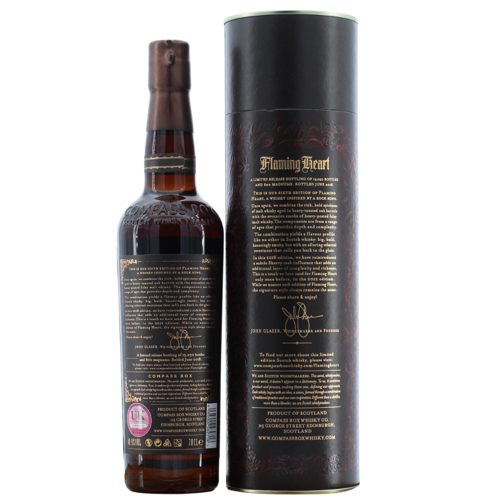 Compass Box Flaming Heart Edition 2018 Blended Malt 48,9% 0,7l
