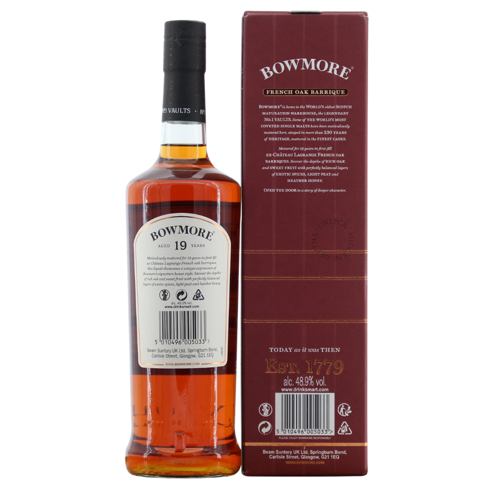 Bowmore 19 Jahre French Oak Barrique 48,9% 0,7l