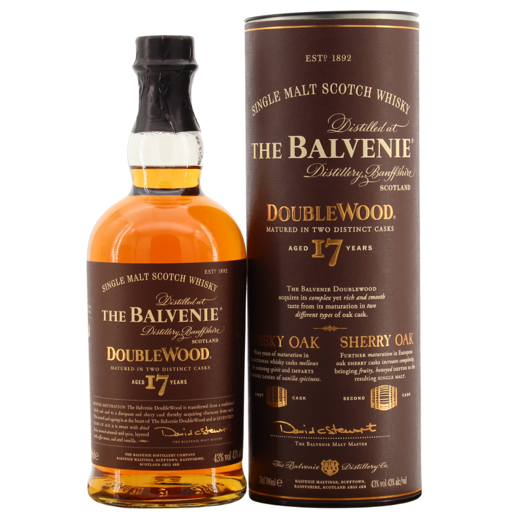 Balvenie 17 Jahre DoubleWood (Bottled 2018) 43% 0,7l