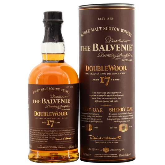 Balvenie 17 Jahre DoubleWood (Bottled 2018) 43% 0,7l