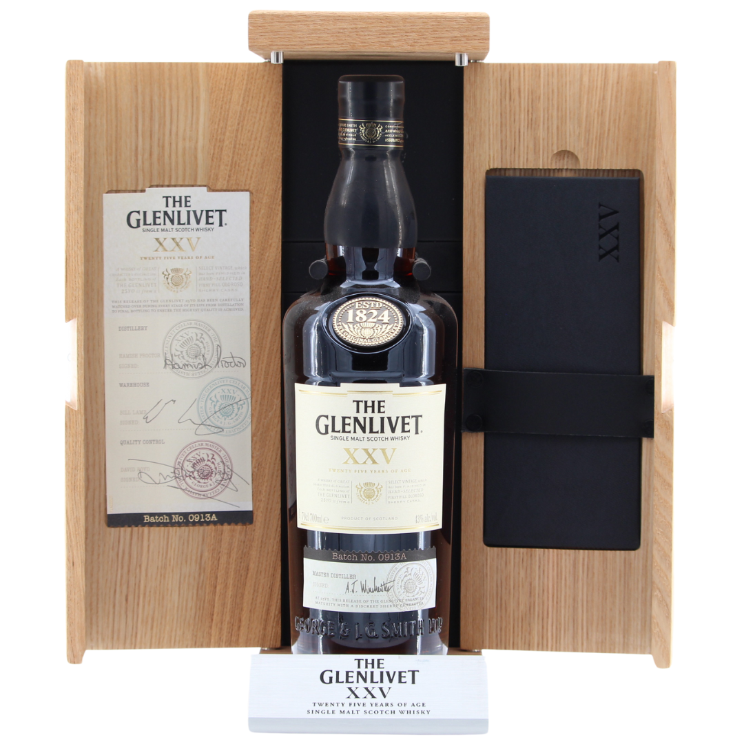 Glenlivet XXV (Bottled 2014) Batch Nr. 0913A 43% 0,7l