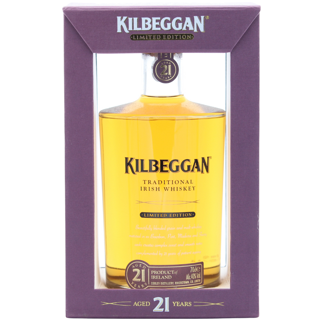 Kilbeggan 21 Jahre Traditional Irish Whisky 40% 0,7l