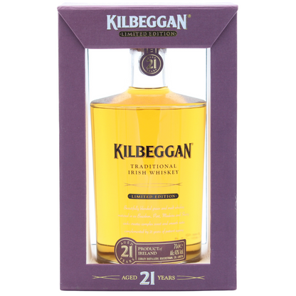 Kilbeggan 21 Jahre Traditional Irish Whisky 40% 0,7l