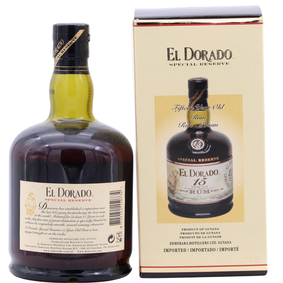 El Dorado Rum 15 Jahre Special Reserve 43% 0,7l