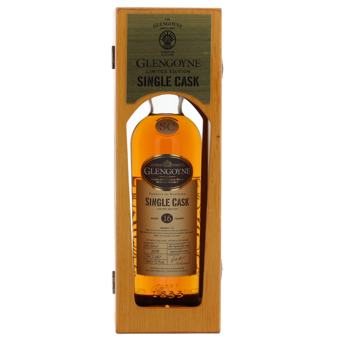 Glengoyne 16 Jahre 1992/2008 Single Cask No. 2078 52,3% 0,7l