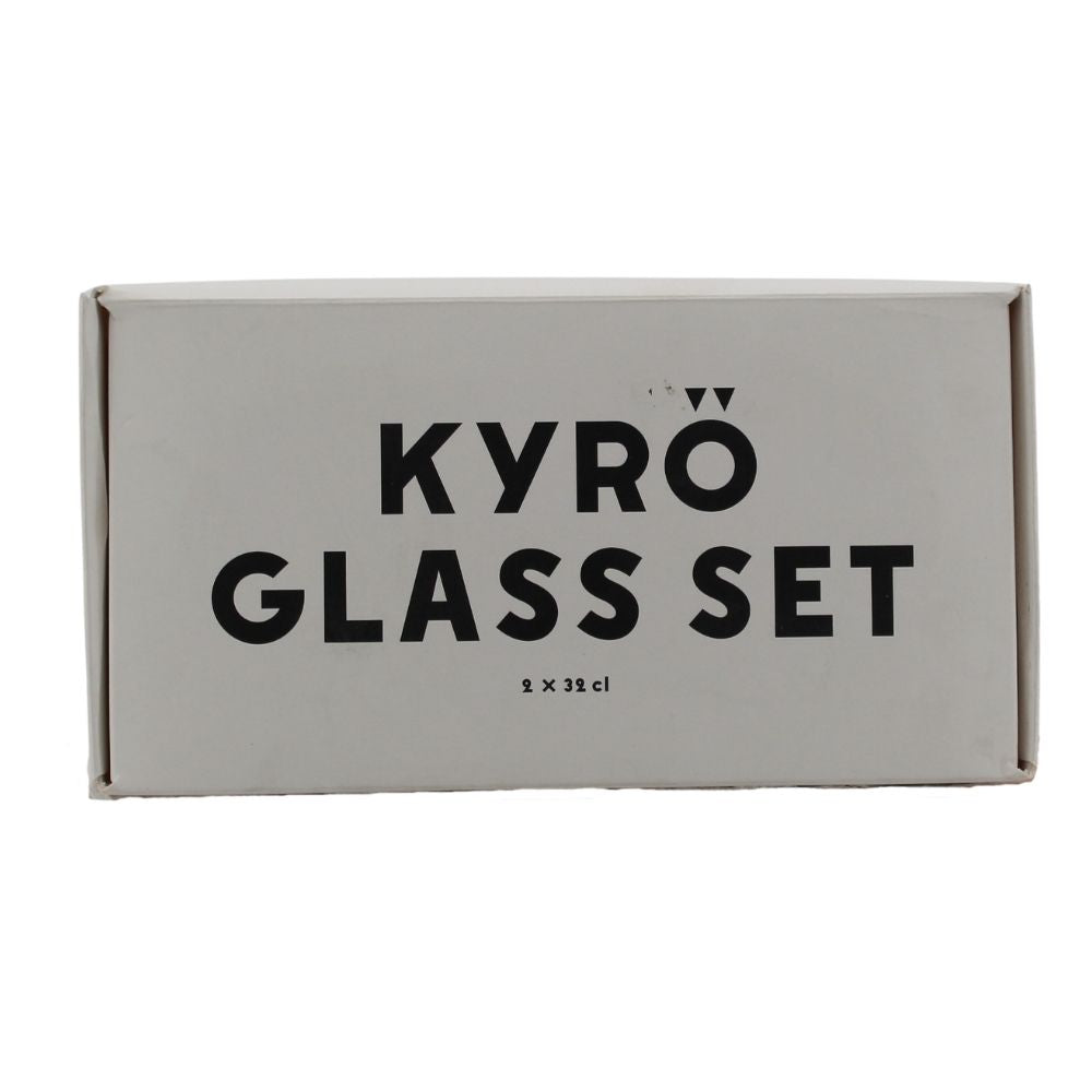 Kyrö Glass Set mit Aufdruck 2x32cl