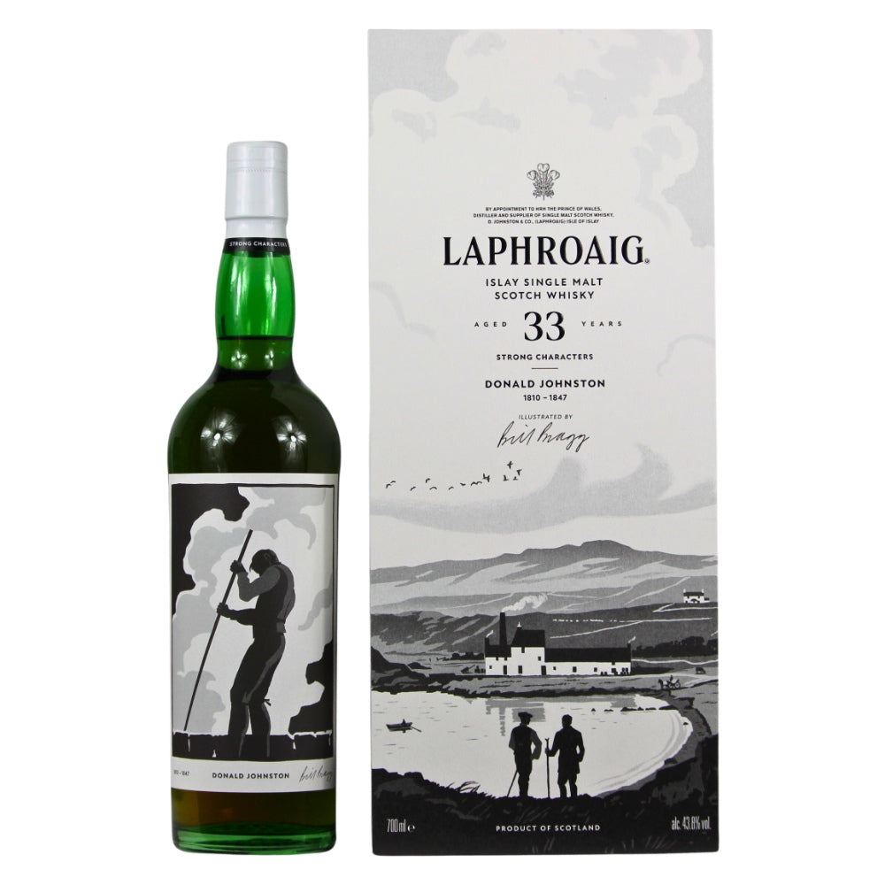 Laphroaig 33 Jahre Strong Characters Donald Johnston Chapter One