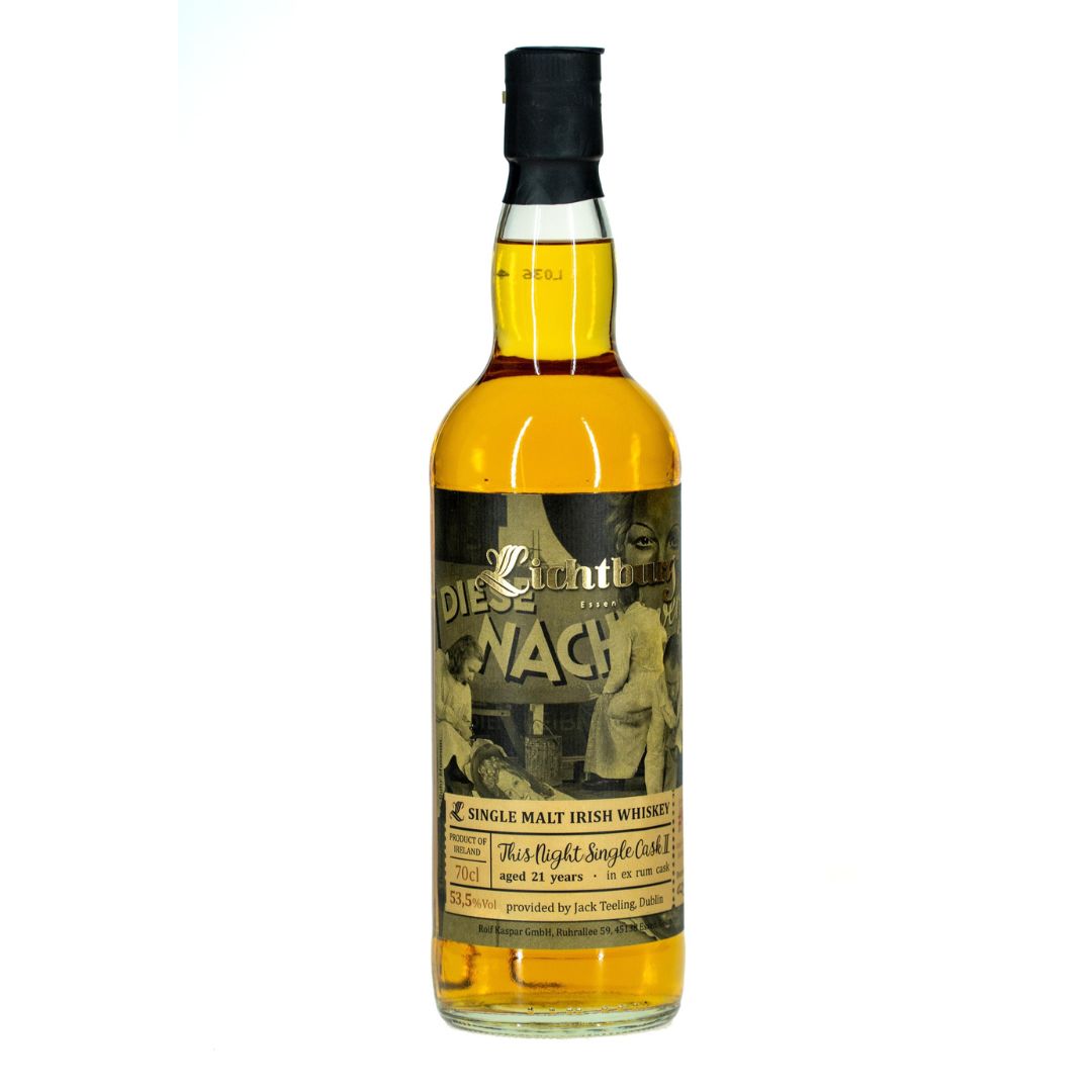 Whisky irlandais 21 ans Lichtburg No.9 Rolf Kaspar This Night Single Cask II 53,5% 0,7l