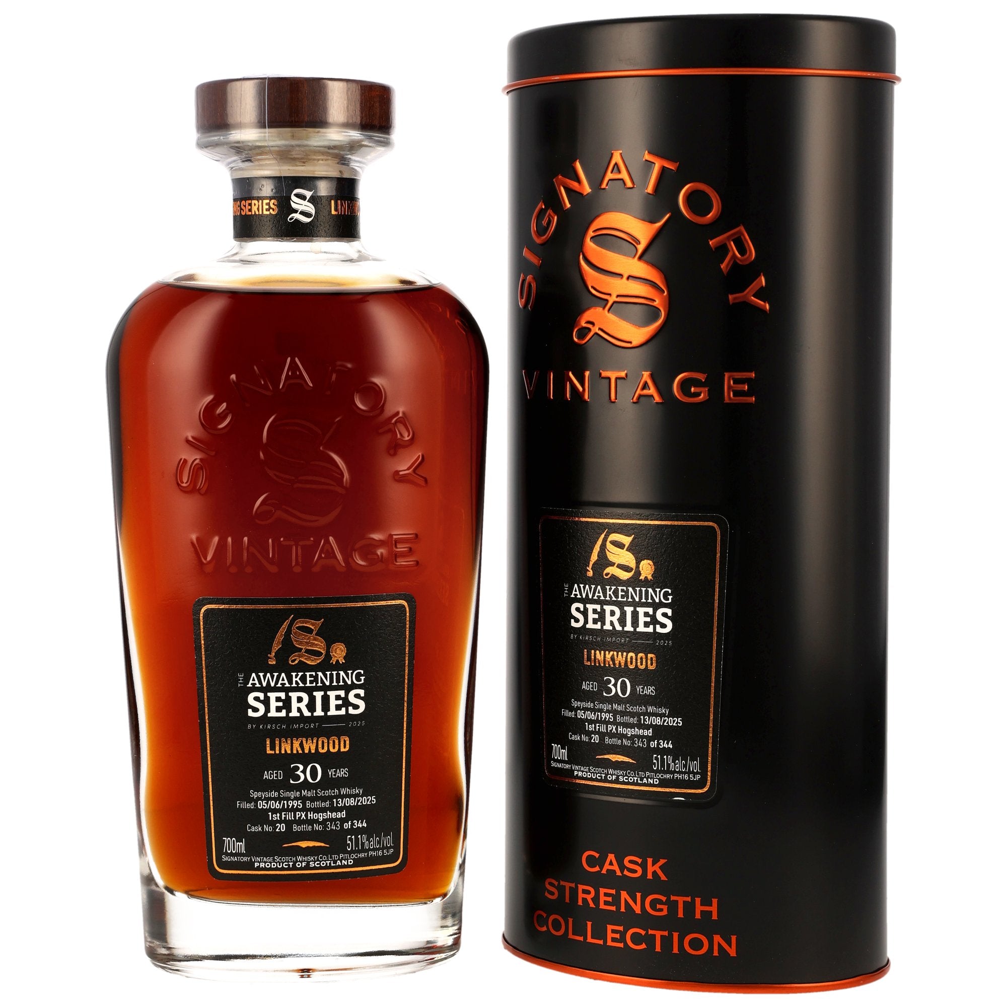 Linkwood 30 Year Old 1995/2025 1st Fill PX Cask #20 Sig CS 51.1