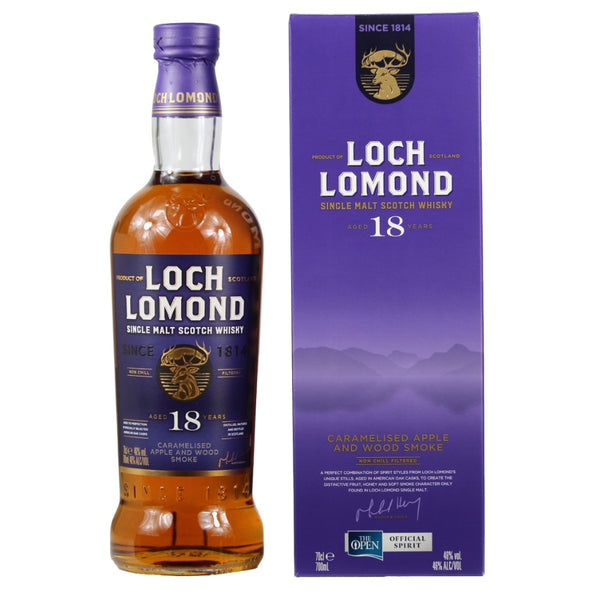 LOCH LOMOND ウイスキー18年 1000ml Loch Lomond 18 Years Old Single Malt Scotch Whisky – Wooden Cork