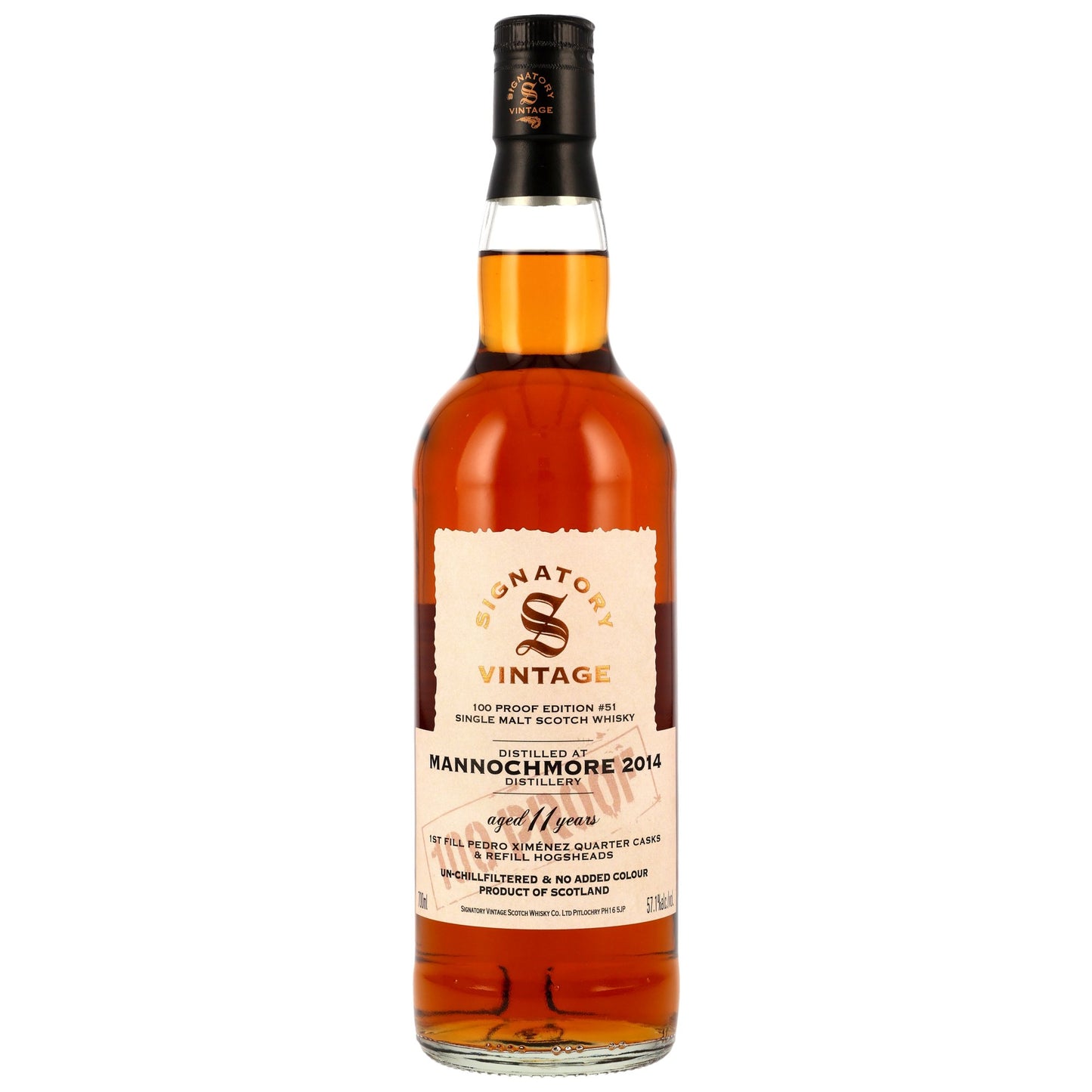 Mannochmore 11 years 2014/2025 PX Sherry Casks 100 Proof Edition #51 SV 57.1% 0.7l