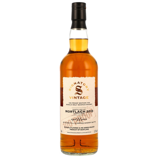 Mortlach 2013 100 proof 34