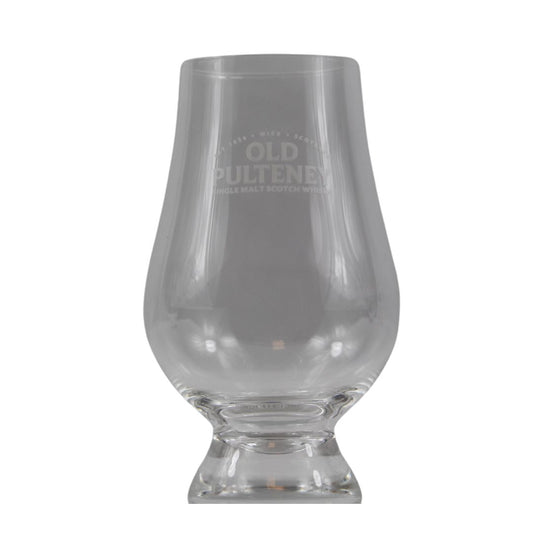 Old Pultney Glas mit Aufdruck