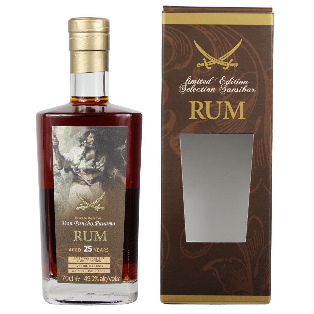 Panama Rum 25 Jahre Private Reserve Sansibar Whisky