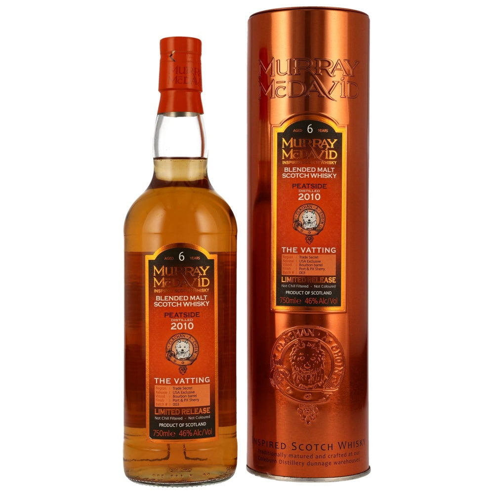 Peatside 6 Jahre The Vatting Blended Malt Whisky Murray McDavid