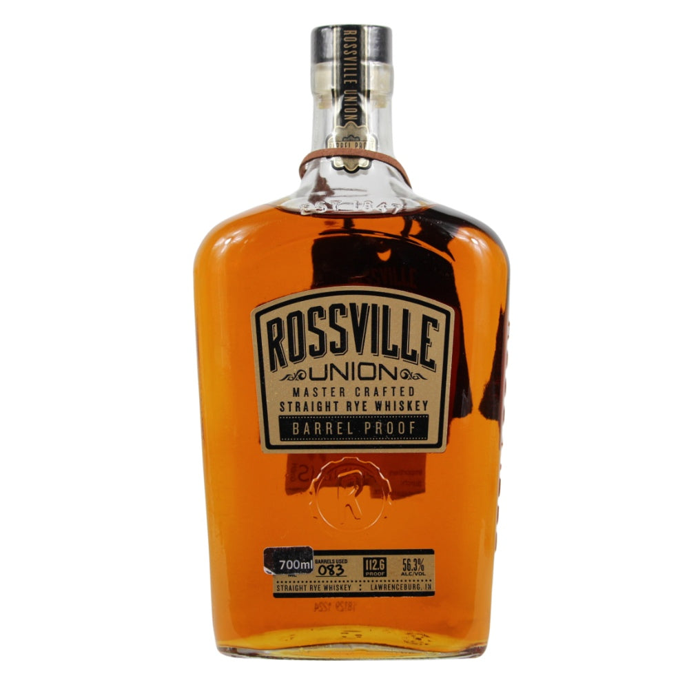 Rossville Union Barrel Proof Straight Rye Whiskey 56,3% 0,75l