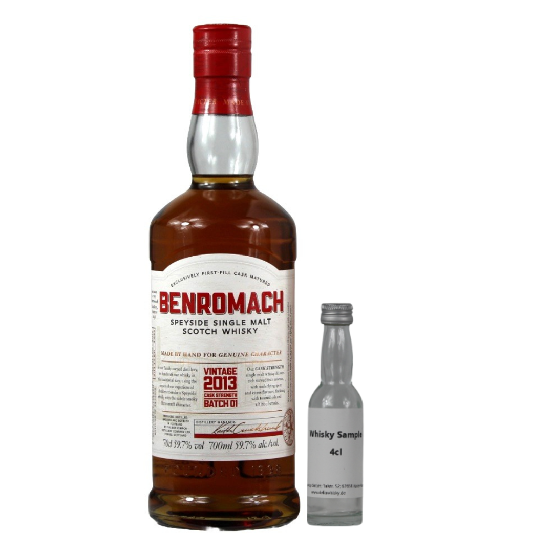 SAMPLE 4cl Benromach Cask Strength 2013 Batch 1 59.7%