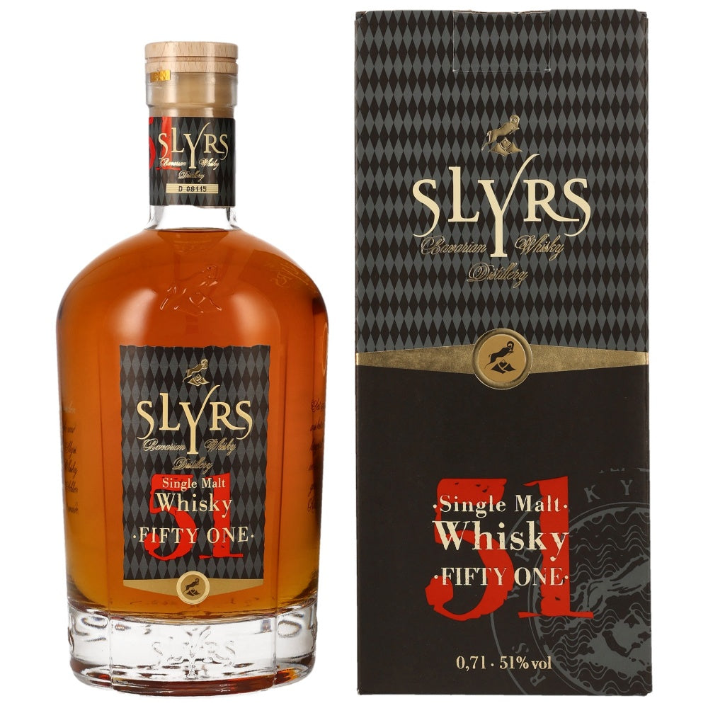 Slyrs Whisky Single Malt Cinquante et Un 51% 0,7l