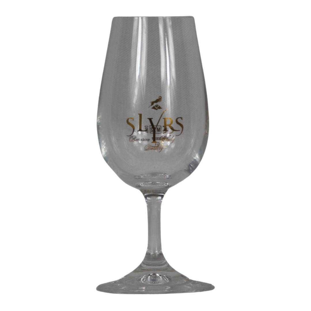 Slyrs Glas mit Aufdruck