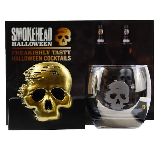 Smokehead Glashalter und Tumbler Glas 0,25l