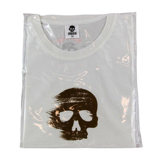 T-Shirt Smokehead M Blanc