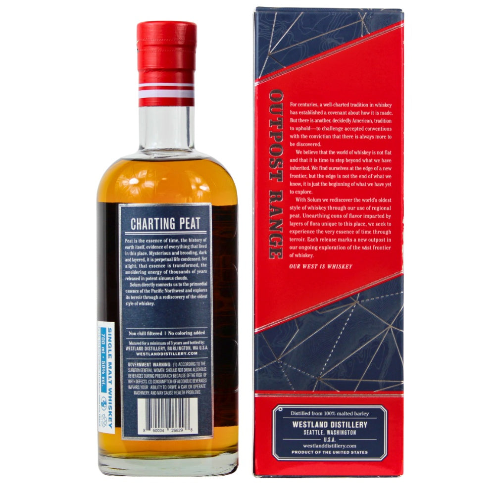 Westland Solum 1ère édition Whisky Single Malt Américain 50% 0,7l