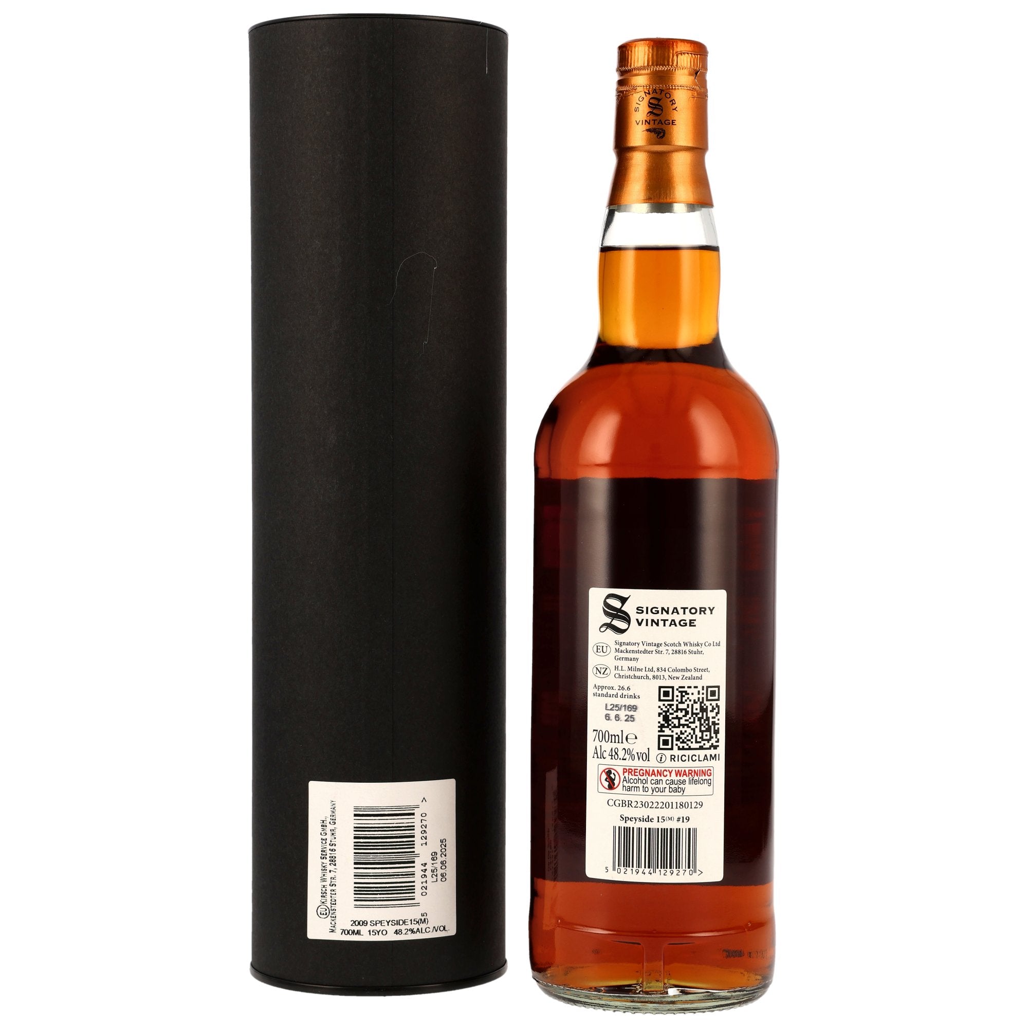 Speyside (M) 2009/2025 15 years SV Small Batch Edition #19 48.2